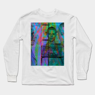 David Bowie Mugshot Long Sleeve T-Shirt